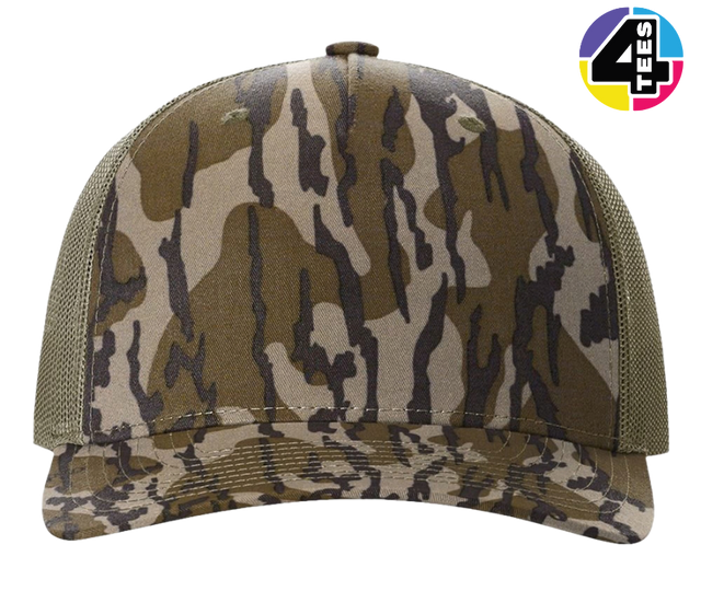 Richardson Printed Five-Panel Trucker Cap