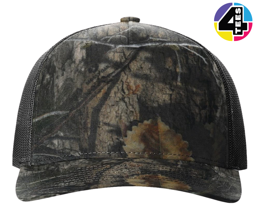 Richardson Printed Five-Panel Trucker Cap