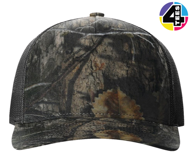 Richardson Printed Five-Panel Trucker Cap