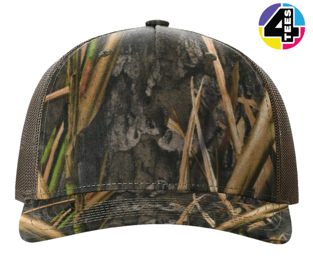 Richardson Printed Five-Panel Trucker Cap