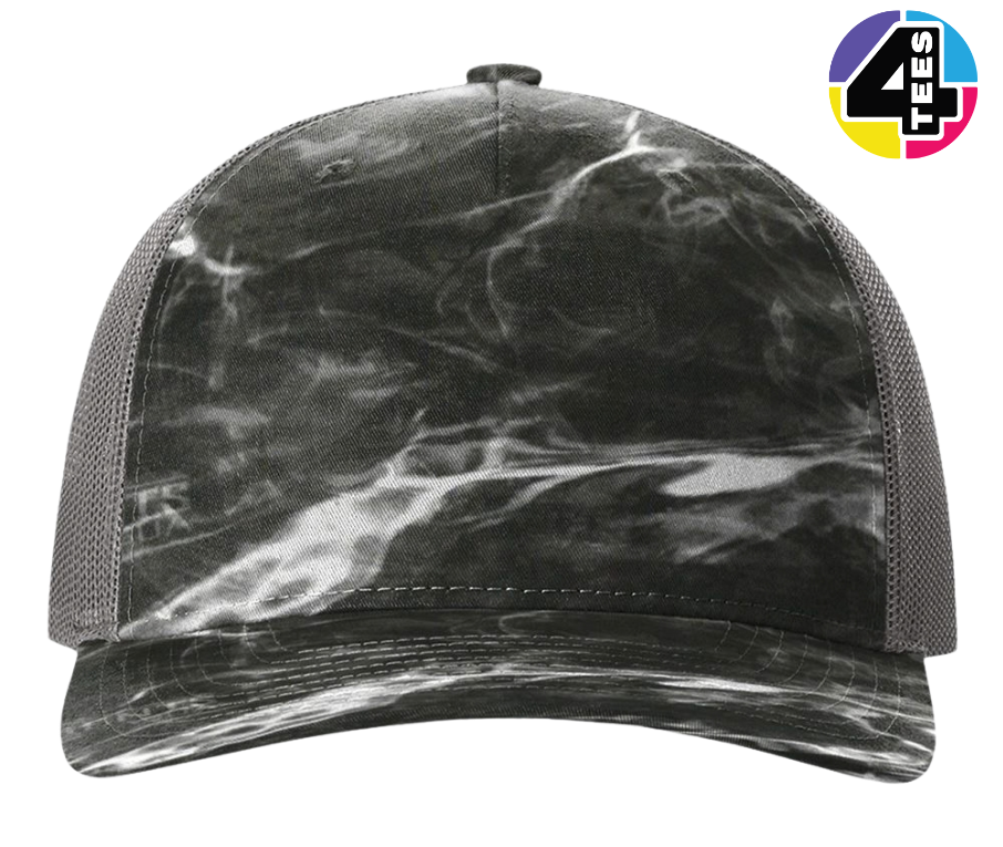 Richardson Printed Five-Panel Trucker Cap