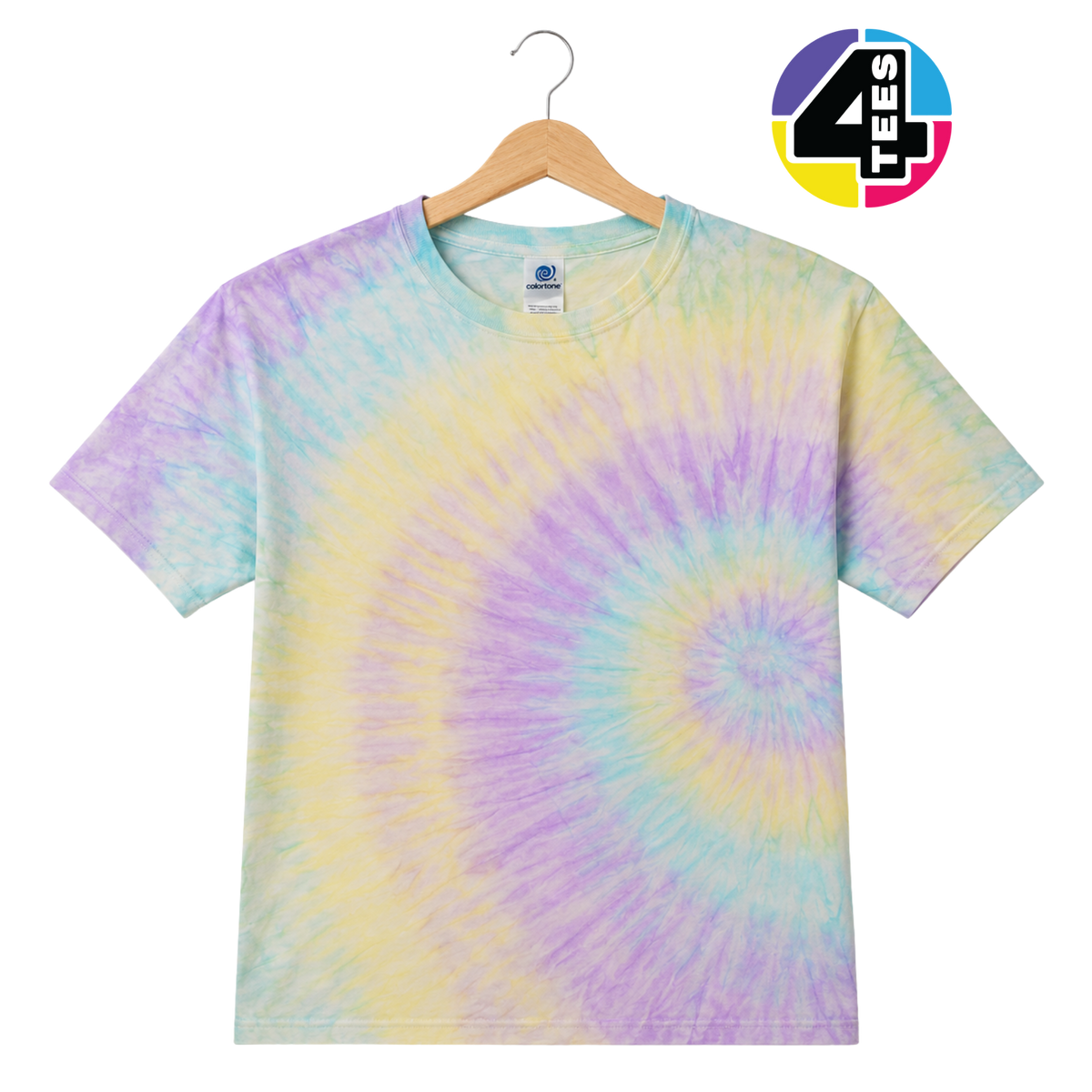 ColorTone Unisex Multi-Color Tie-Dyed T-Shirt