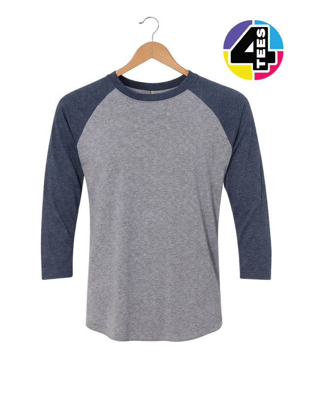 Next Level Unisex Triblend Three-Quarter Raglan T-Shirt