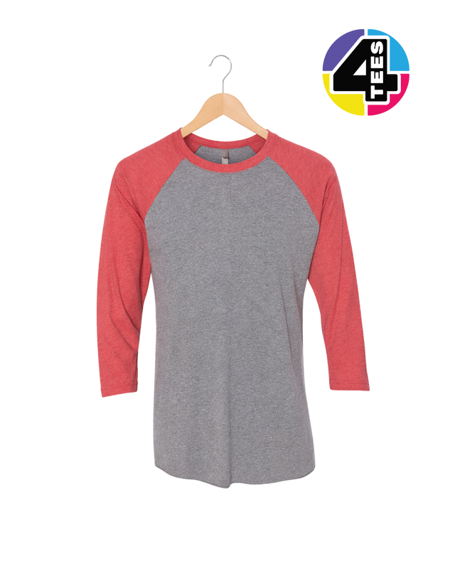 Next Level Unisex Triblend Three-Quarter Raglan T-Shirt
