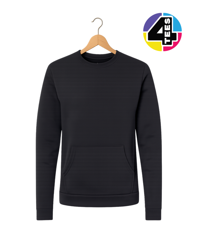 Next Level Unisex Santa Barbara Pocket Crewneck Sweatshirt