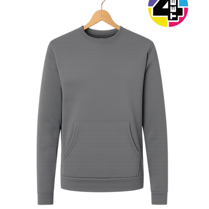 Next Level Unisex Santa Barbara Pocket Crewneck Sweatshirt