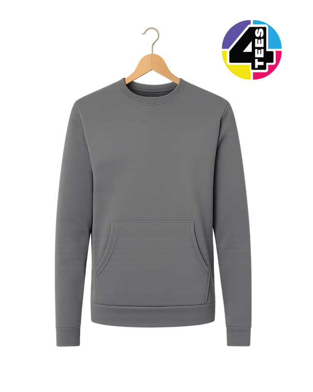 Next Level Unisex Santa Barbara Pocket Crewneck Sweatshirt