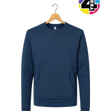 Next Level Unisex Santa Barbara Pocket Crewneck Sweatshirt