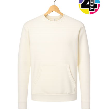 Next Level Unisex Santa Barbara Pocket Crewneck Sweatshirt