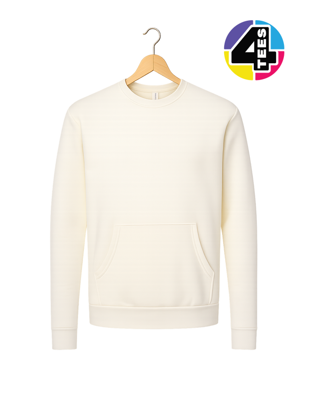 Next Level Unisex Santa Barbara Pocket Crewneck Sweatshirt