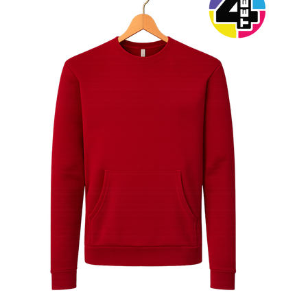 Next Level Unisex Santa Barbara Pocket Crewneck Sweatshirt