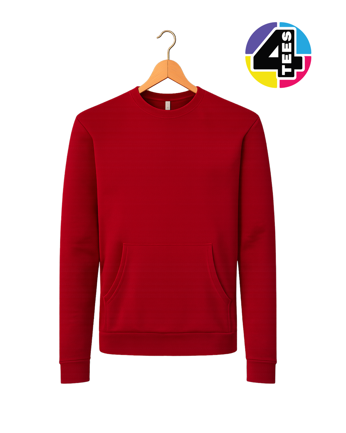 Next Level Unisex Santa Barbara Pocket Crewneck Sweatshirt