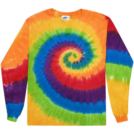 Unisex Tie-Dyed Long Sleeve T-Shirt - 2000