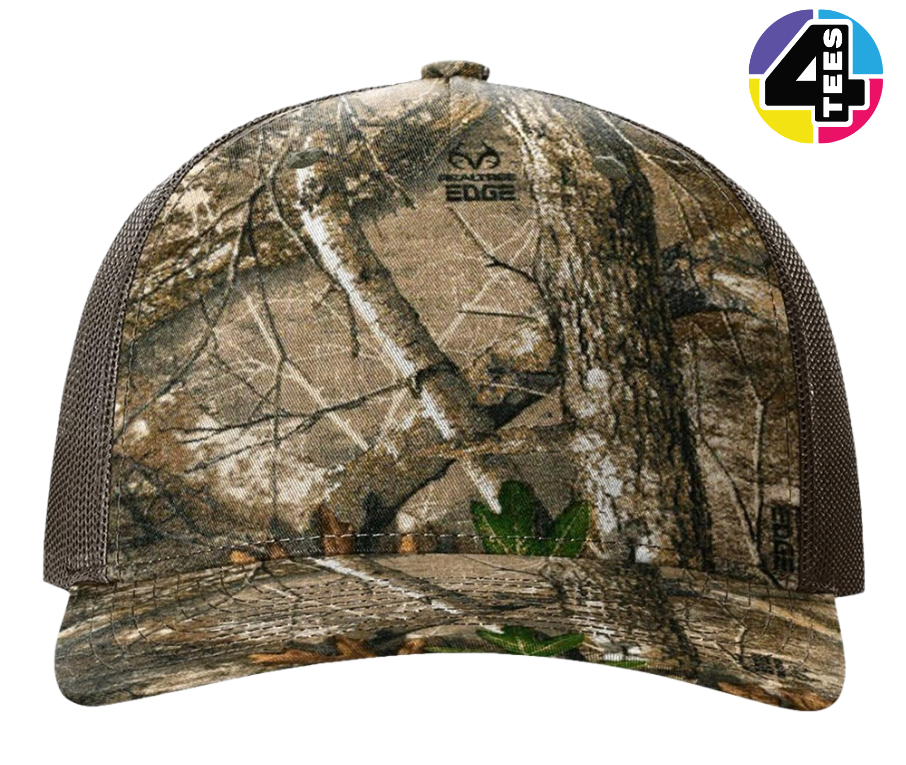 Richardson Printed Five-Panel Trucker Cap