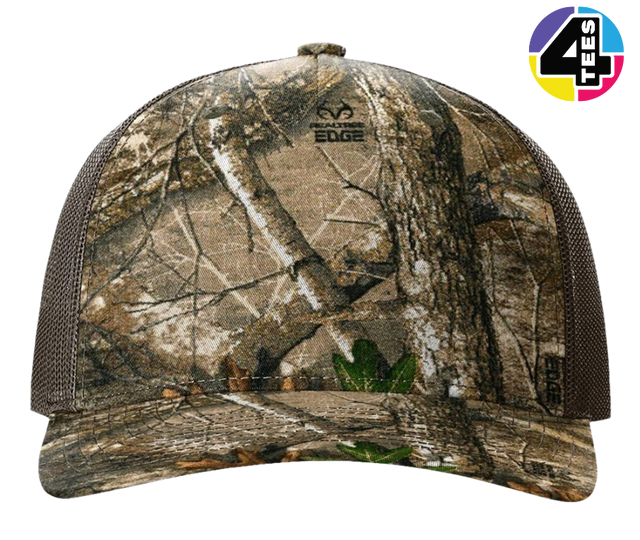 Richardson Printed Five-Panel Trucker Cap