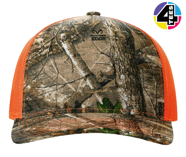 Richardson Printed Five-Panel Trucker Cap