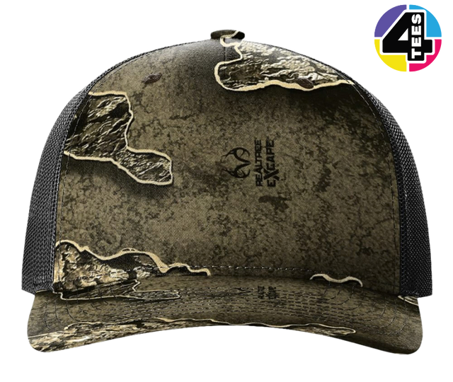 Richardson Printed Five-Panel Trucker Cap