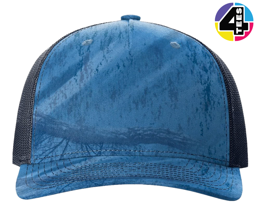 Richardson Printed Five-Panel Trucker Cap