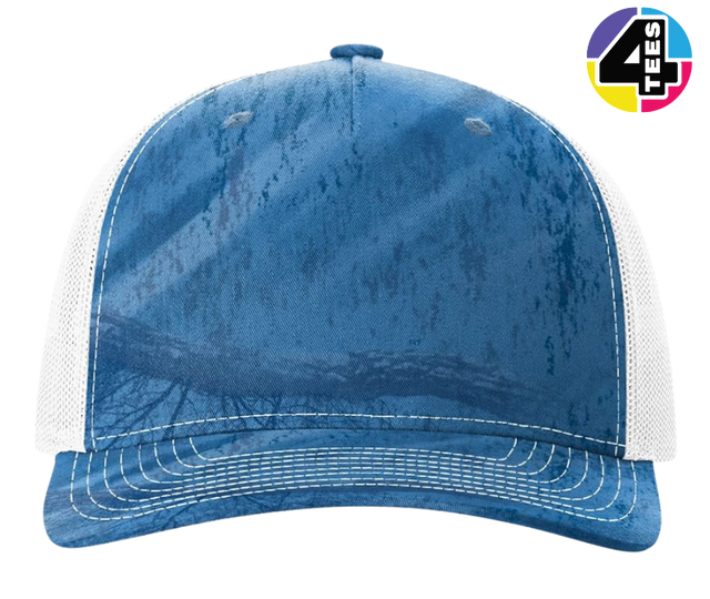 Richardson Printed Five-Panel Trucker Cap