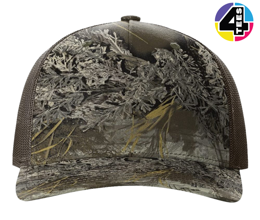 Richardson Printed Five-Panel Trucker Cap