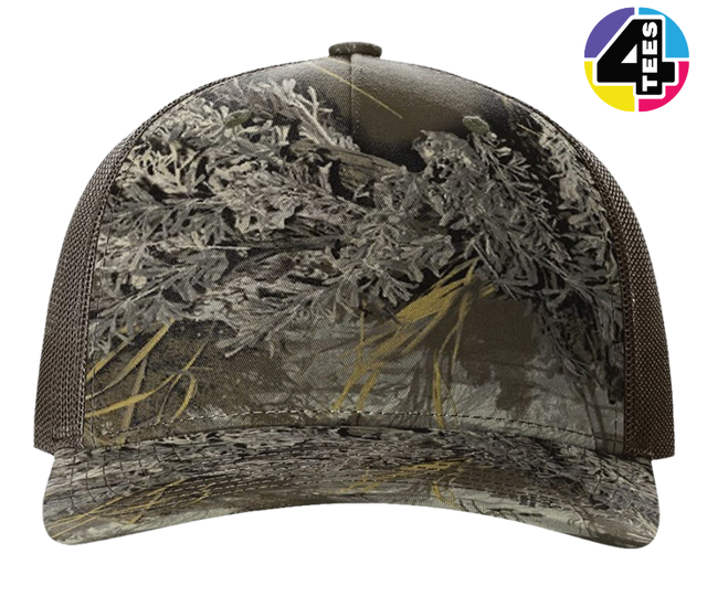 Richardson Printed Five-Panel Trucker Cap