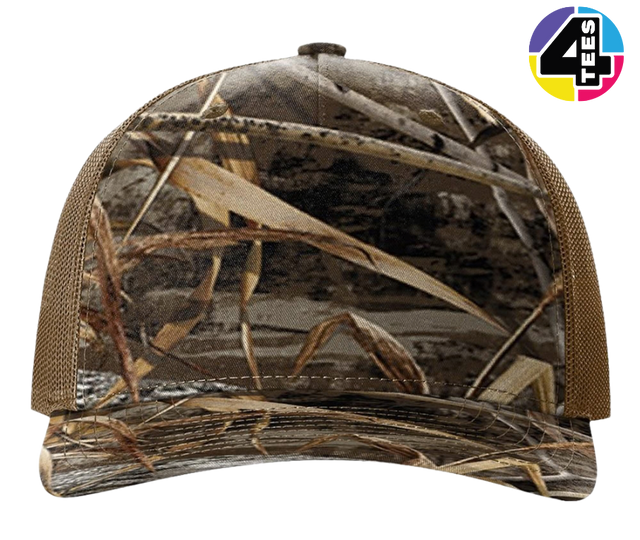 Richardson Printed Five-Panel Trucker Cap