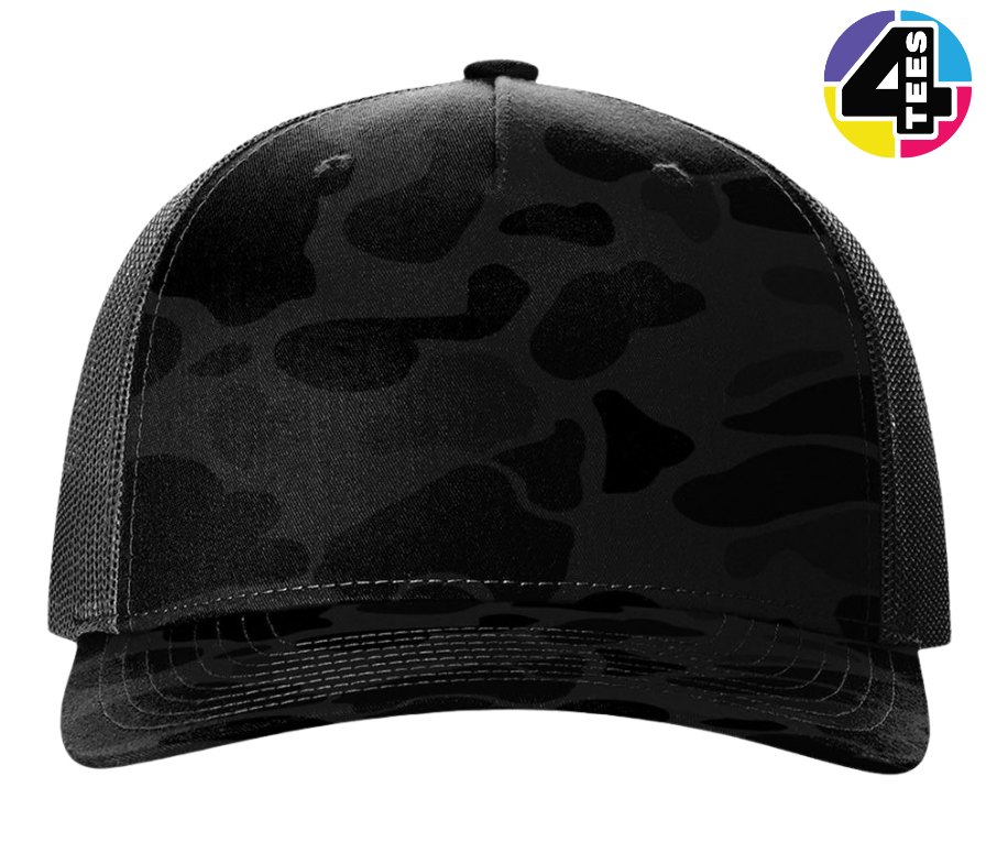 Richardson Printed Five-Panel Trucker Cap