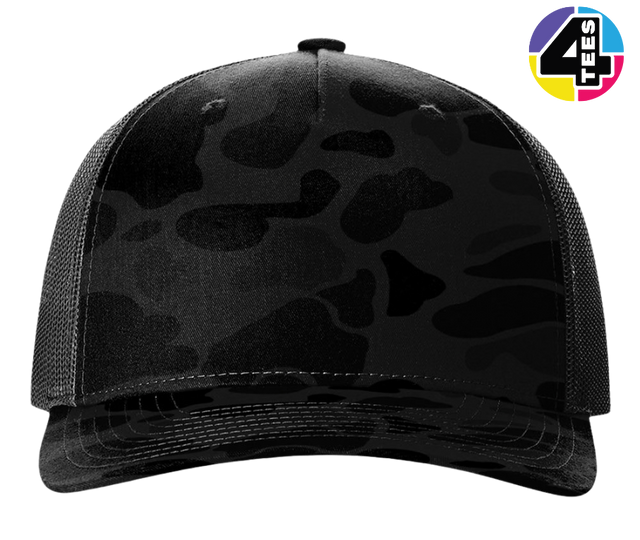 Richardson Printed Five-Panel Trucker Cap