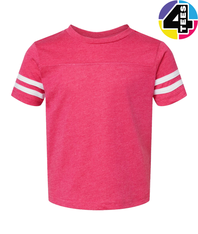 Rabbit Skins Toddler Football Fine Jersey Tee