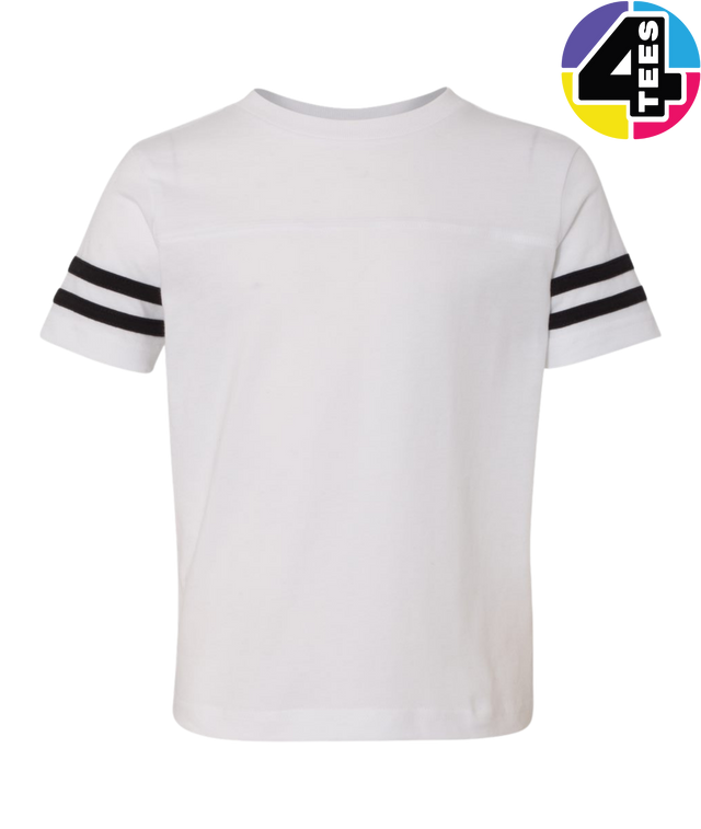 Rabbit Skins Toddler Football Fine Jersey Tee